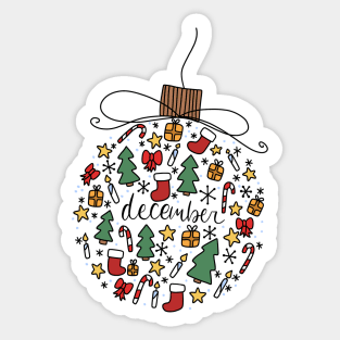 december Sticker